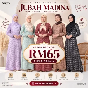 Jubah Madina - 1 Helai