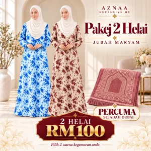Jubah Maryam - 2 Helai
